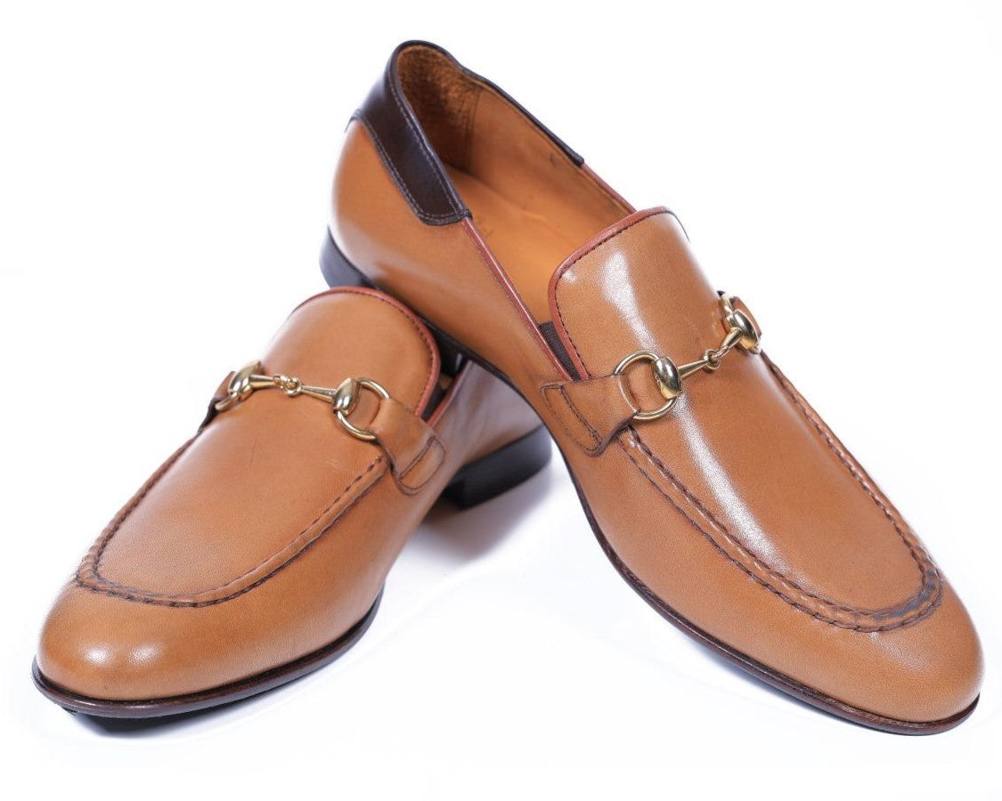 Primani core men mustard aniline shoes