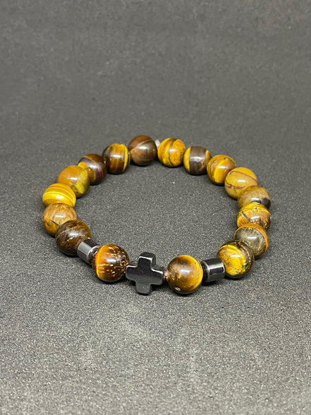 African Lapiz Gemstone Bracelet
