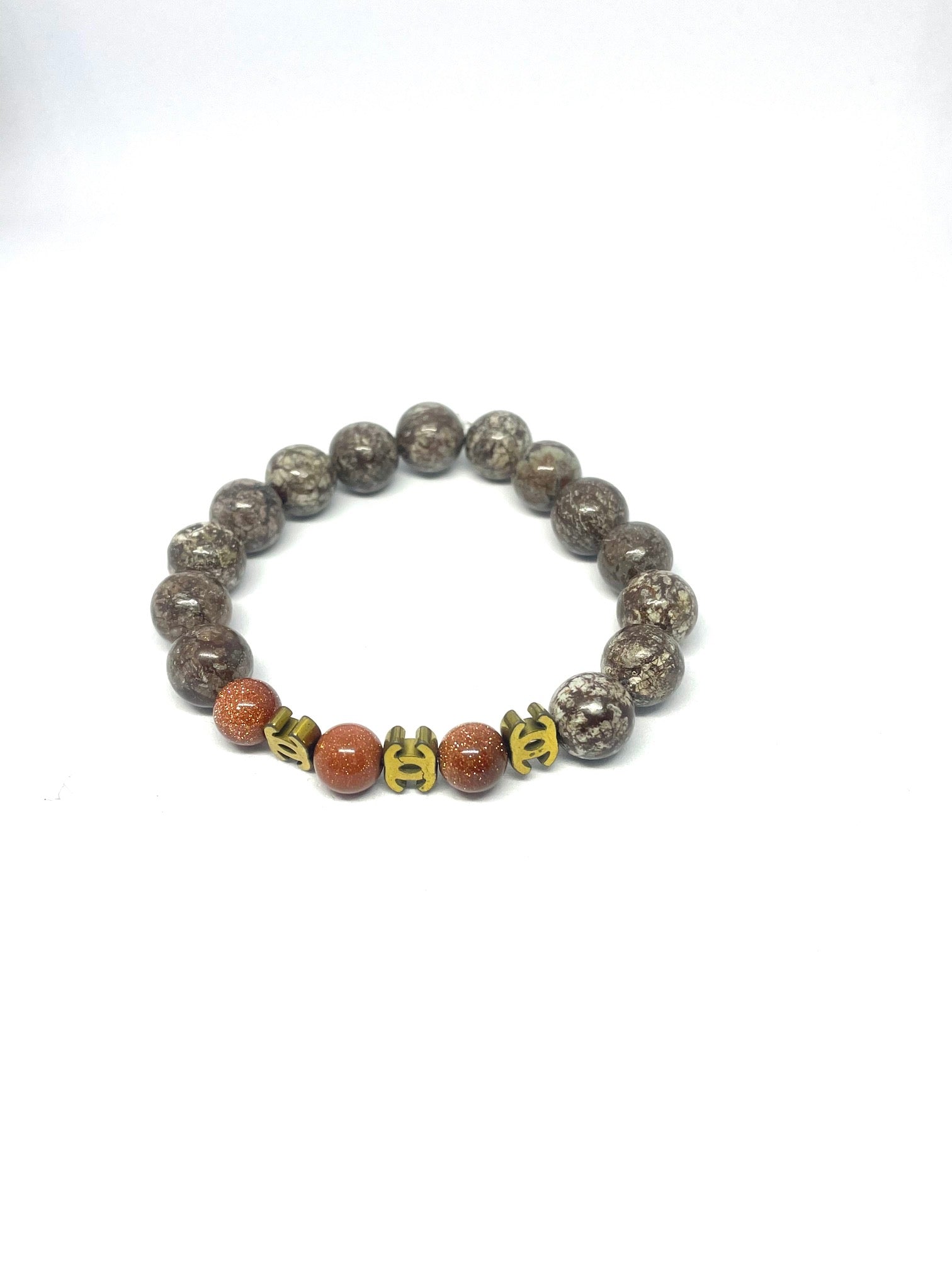 African Lapiz Gemstone Bracelet