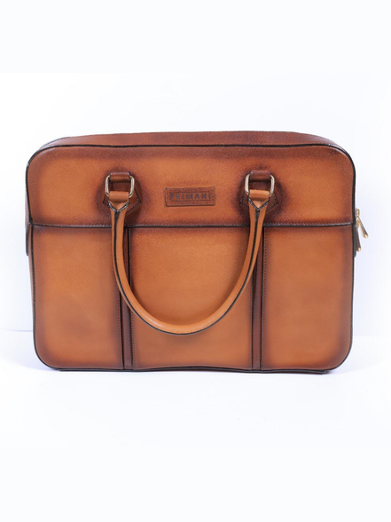 Primani Men's Business Leather Briefcase Bag