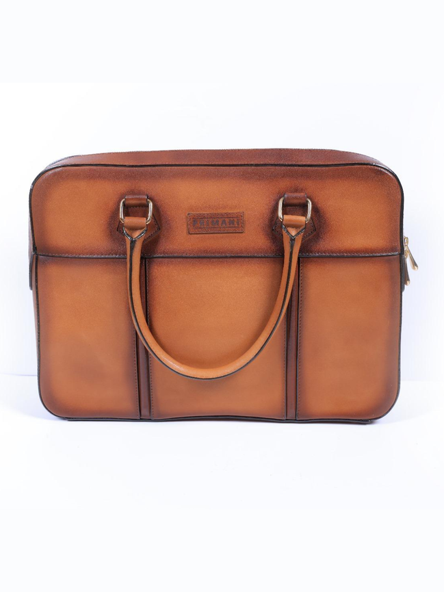 Primani Men's Business Leather Briefcase Bag