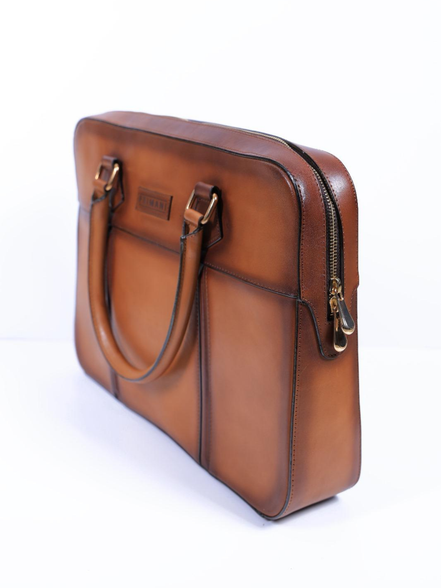 Primani Men's Business Leather Briefcase Bag