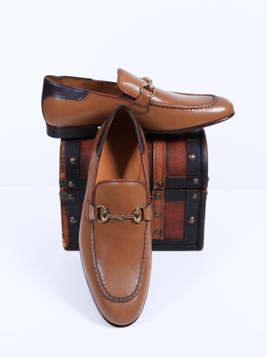 Primani core men mustard aniline shoes
