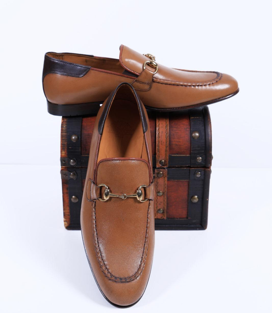 Primani core men mustard aniline shoes