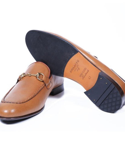 Primani core men mustard aniline shoes