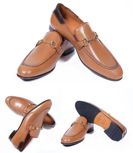 Primani core men mustard aniline shoes