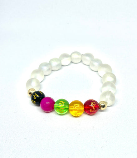 African Lapiz Gemstone Bracelet