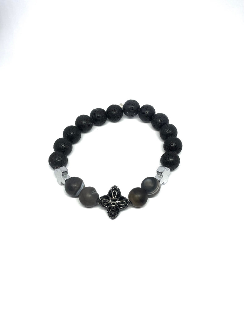 African Lapiz Gemstone Bracelet