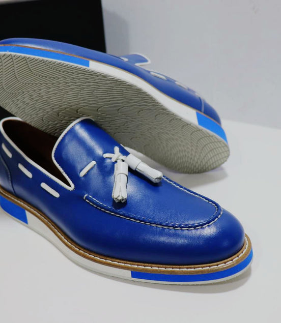 Blue-Blood Tassel Loafers
